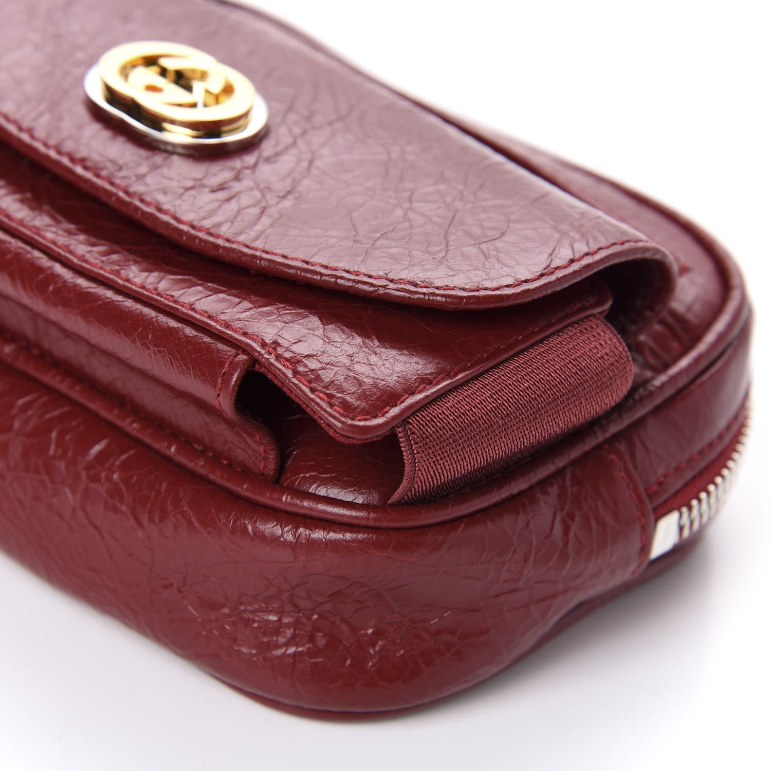 Gucci Fluffy Calfskin Mini Morpheus Belt Bag 90 36 Red 7 of 12