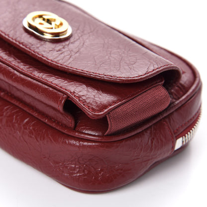 Gucci Fluffy Calfskin Mini Morpheus Belt Bag 90 36 Red 7 of 12