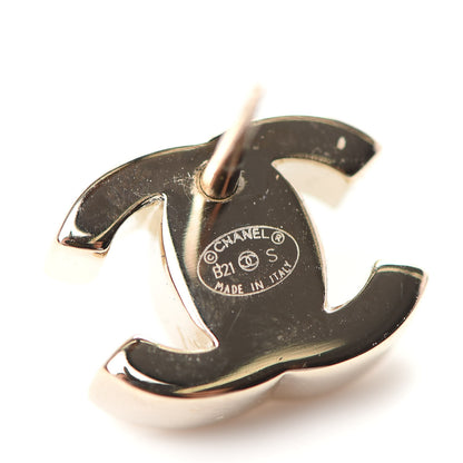 Chanel Metal CC Turnlock Earrings Gold 4 of 5