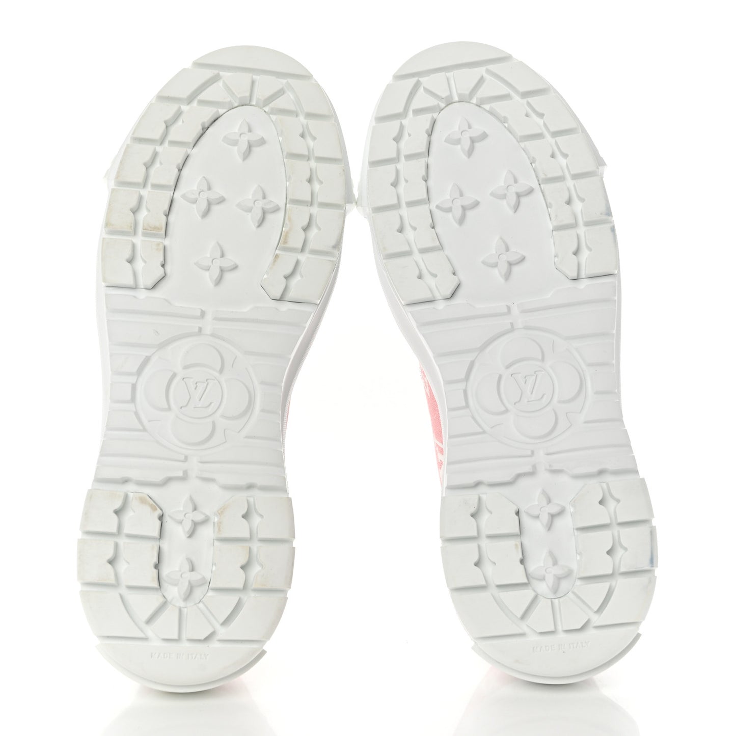 Denim Monogram Squad Sneakers 38 Pink