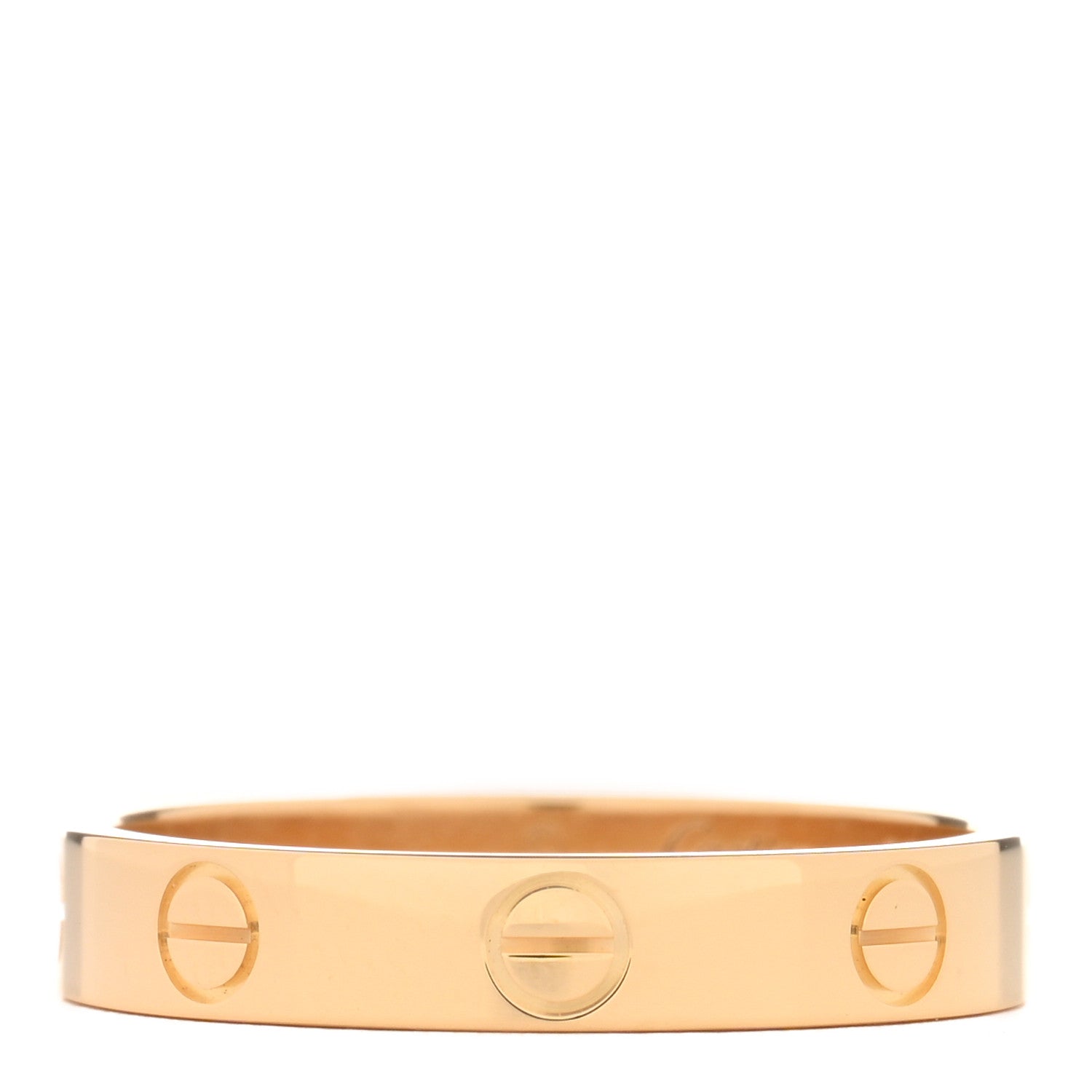 Cartier 18K Yellow Gold 3.5mm LOVE Wedding Band Ring 56 7.5 1 of 4