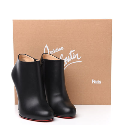 Christian Louboutin Calfskin Bellissima 100 Ankle Boots 37.5 Black 9 of 9