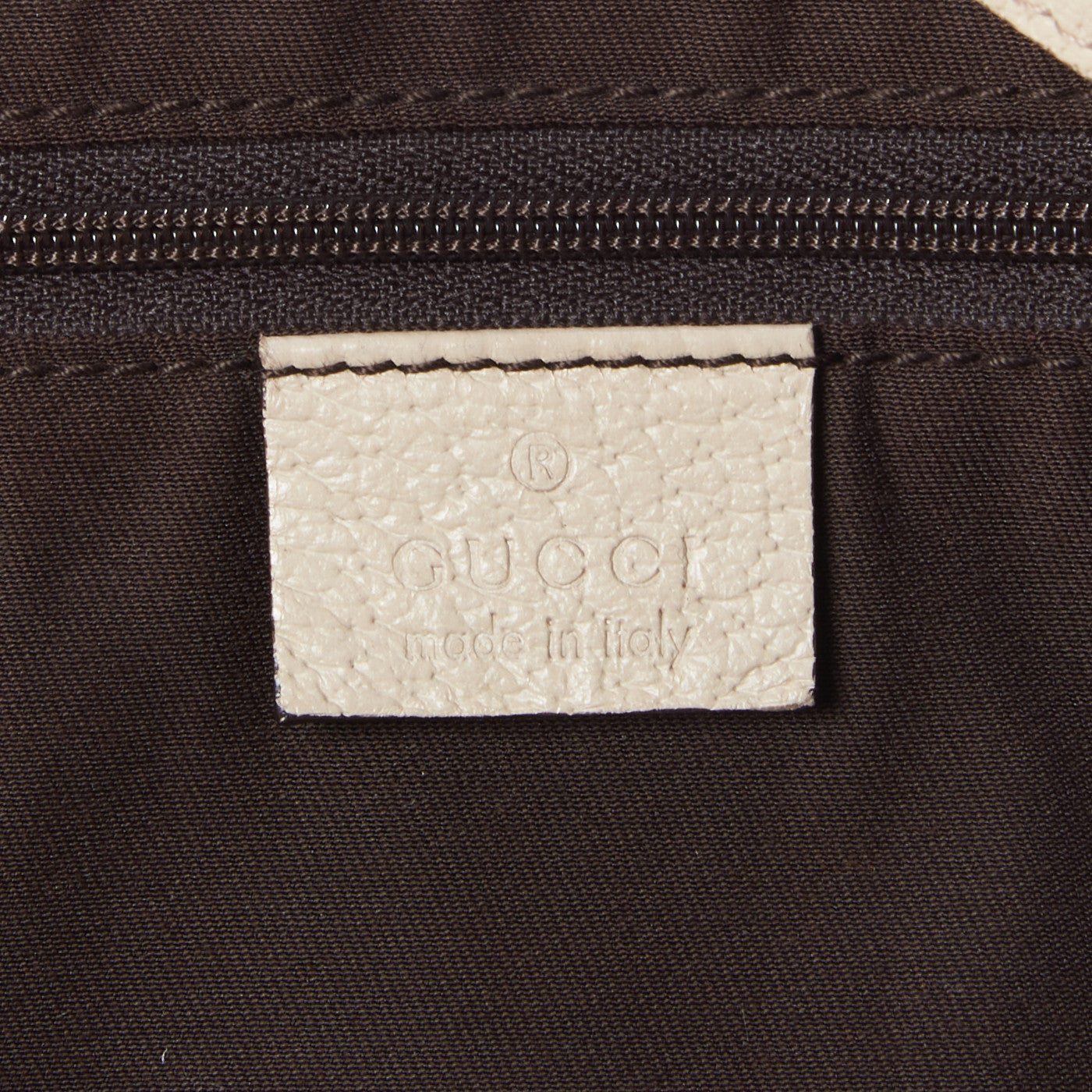 Monogram Medium Abbey Shoulder Bag Off White