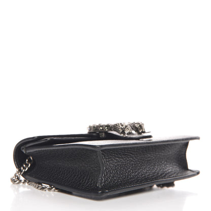 Gucci Calfskin Super Mini Dionysus Shoulder Bag Black 4 of 8