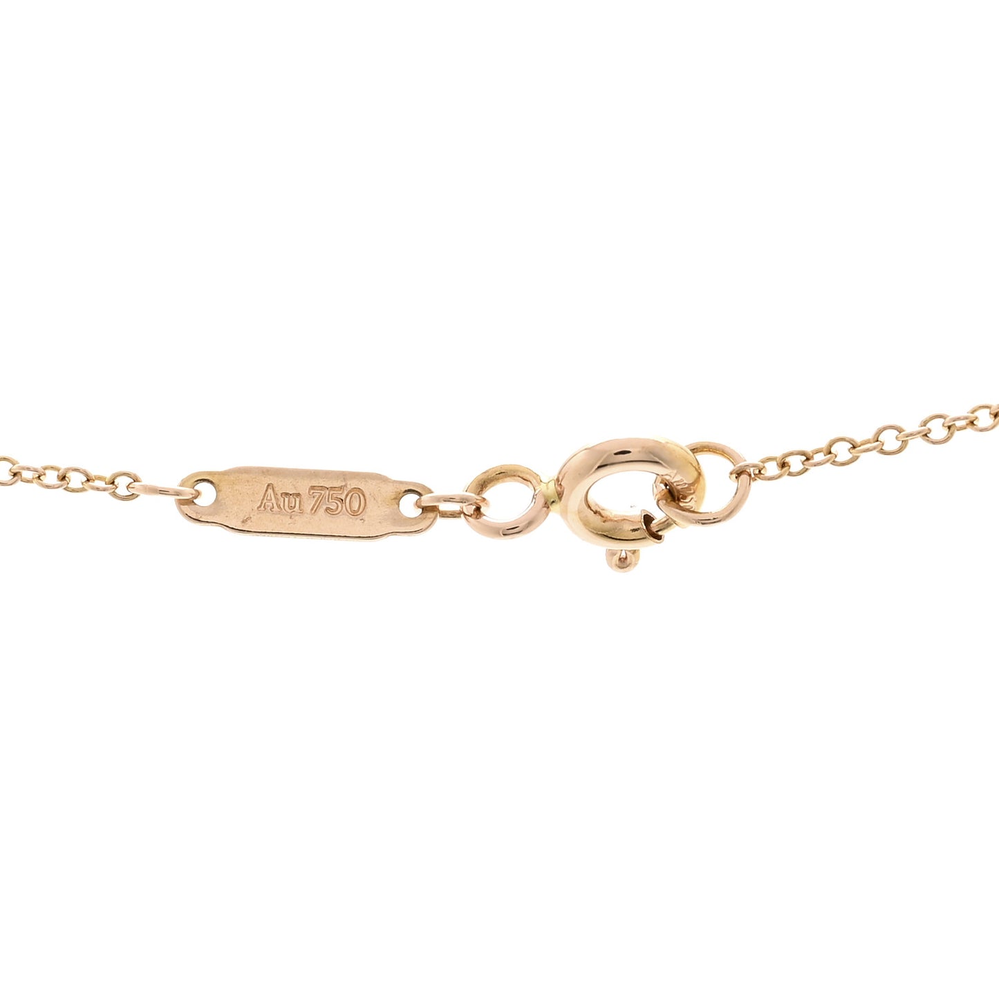 18K Rose Gold Infinity Pendant Necklace