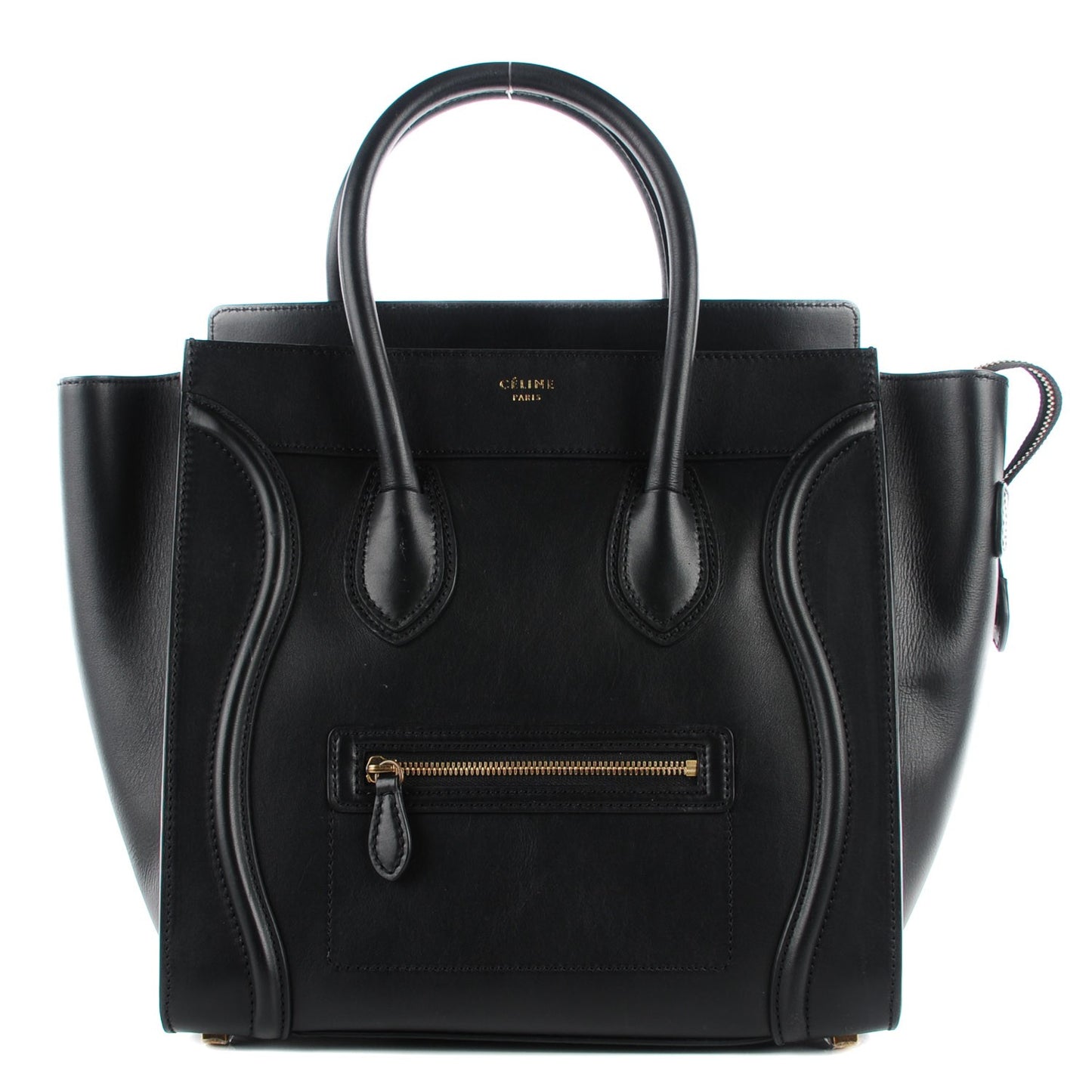 Smooth Calfskin Mini Luggage Black