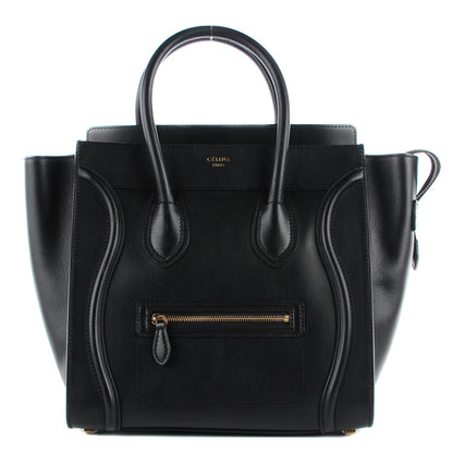 Celine Smooth Calfskin Mini Luggage Black 1 of 8