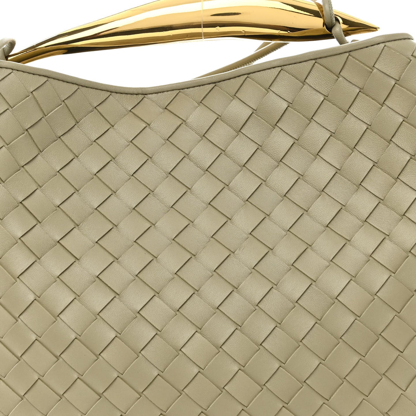 Nappa Intrecciato Medium Sardine Bag Travertine