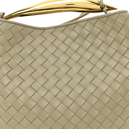 Bottega Veneta Nappa Intrecciato Medium Sardine Bag Travertine 9 of 11