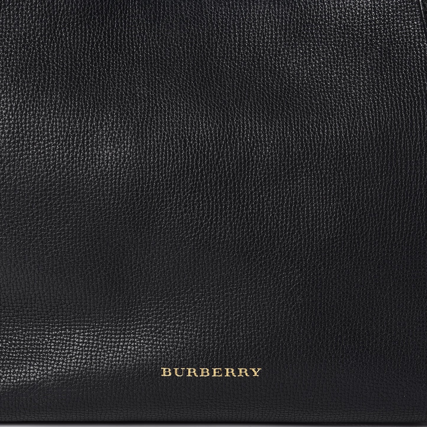 Grainy Calfskin House Check Small Canterbury Black