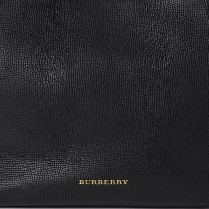 Burberry Grainy Calfskin House Check Small Canterbury Black 10 of 11
