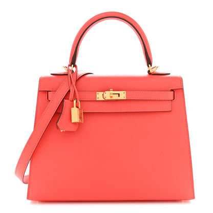 Hermes Epsom Kelly Sellier 25 Rose Jaipur 1 of 15