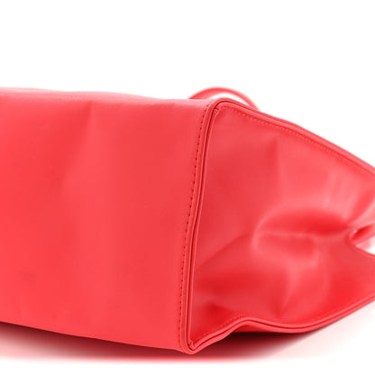 Telfar Vegan Leather Medium Shopping Bag Red 10 of 10