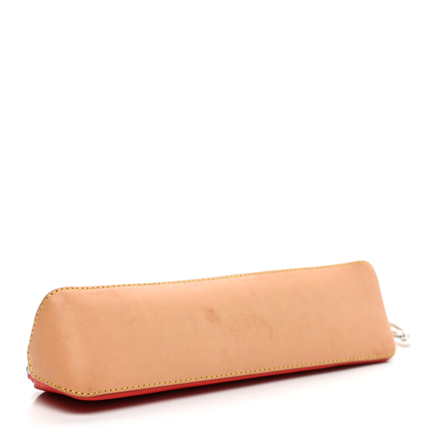 Monogram Elizabeth Pencil Pouch Red