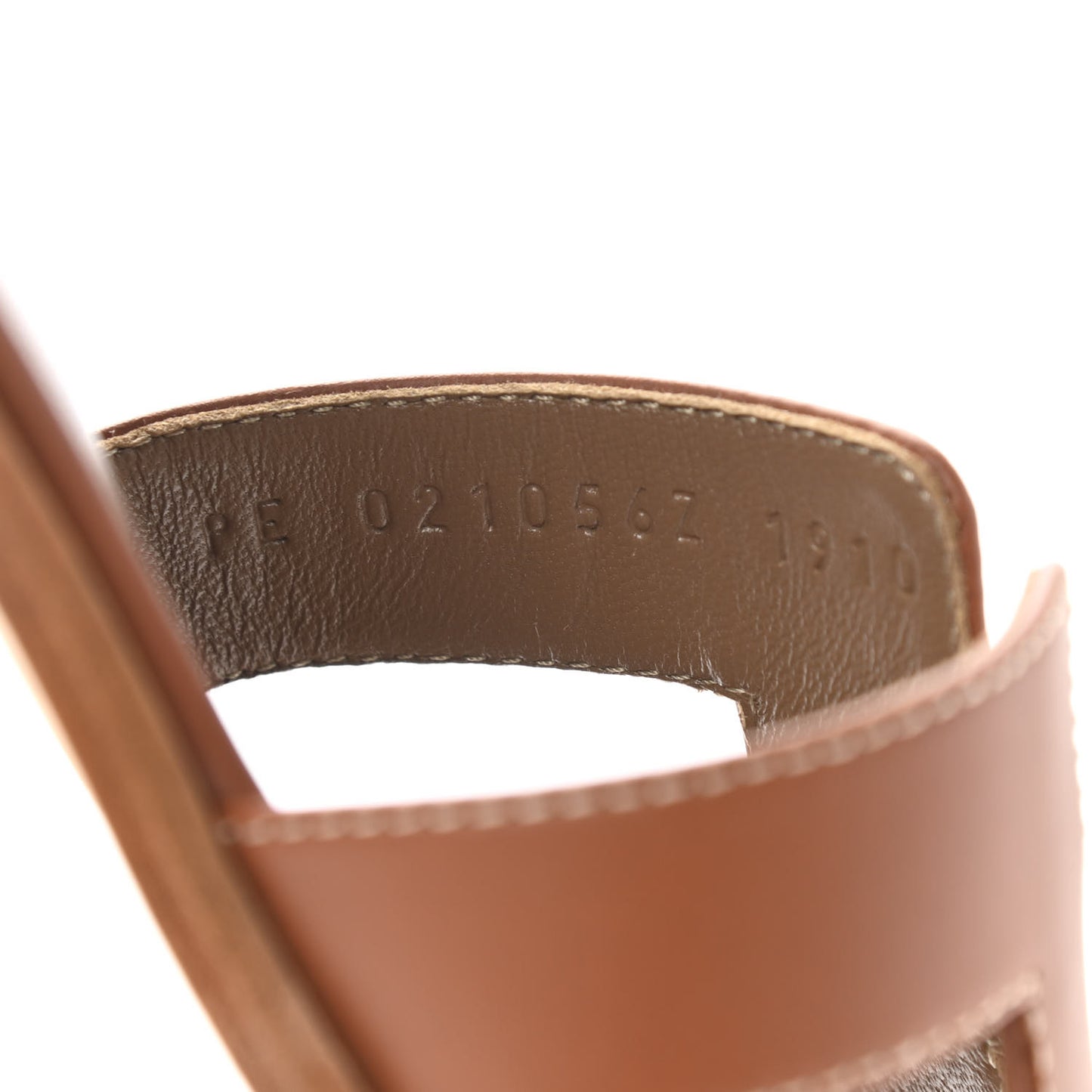Box Calfskin Oran Sandals 37 Gold
