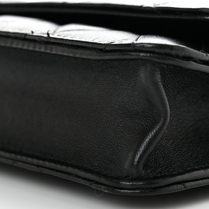 Chanel Lambskin Quilted Wallet On Chain WOC Black 10 of 10