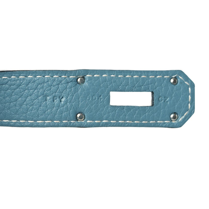 Hermes Taurillon Clemence Jypsiere 31 Blue Jean 6 of 10