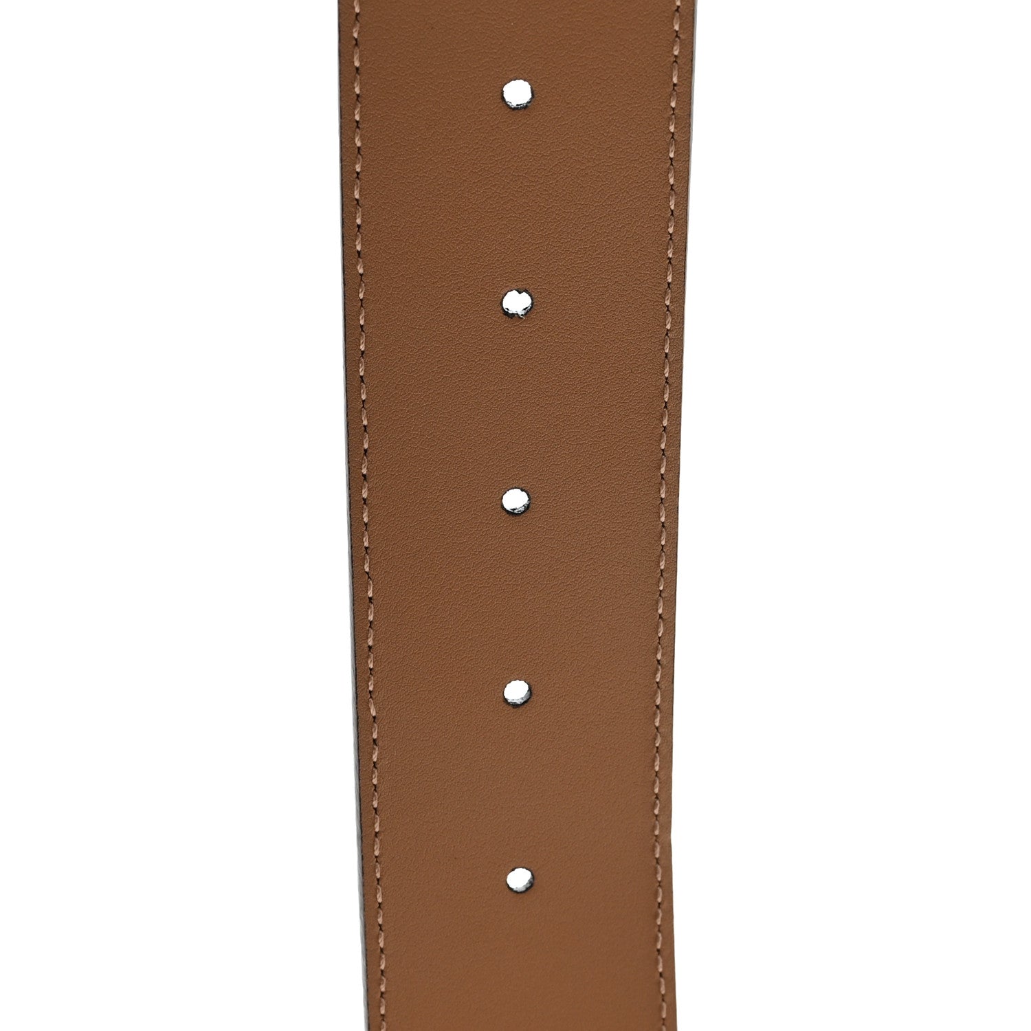 Gucci GG Supreme Monogram Matte Plutone Calfskin Double G 40mm Belt 100 40 Beige Ebony Camelia 4 of 4