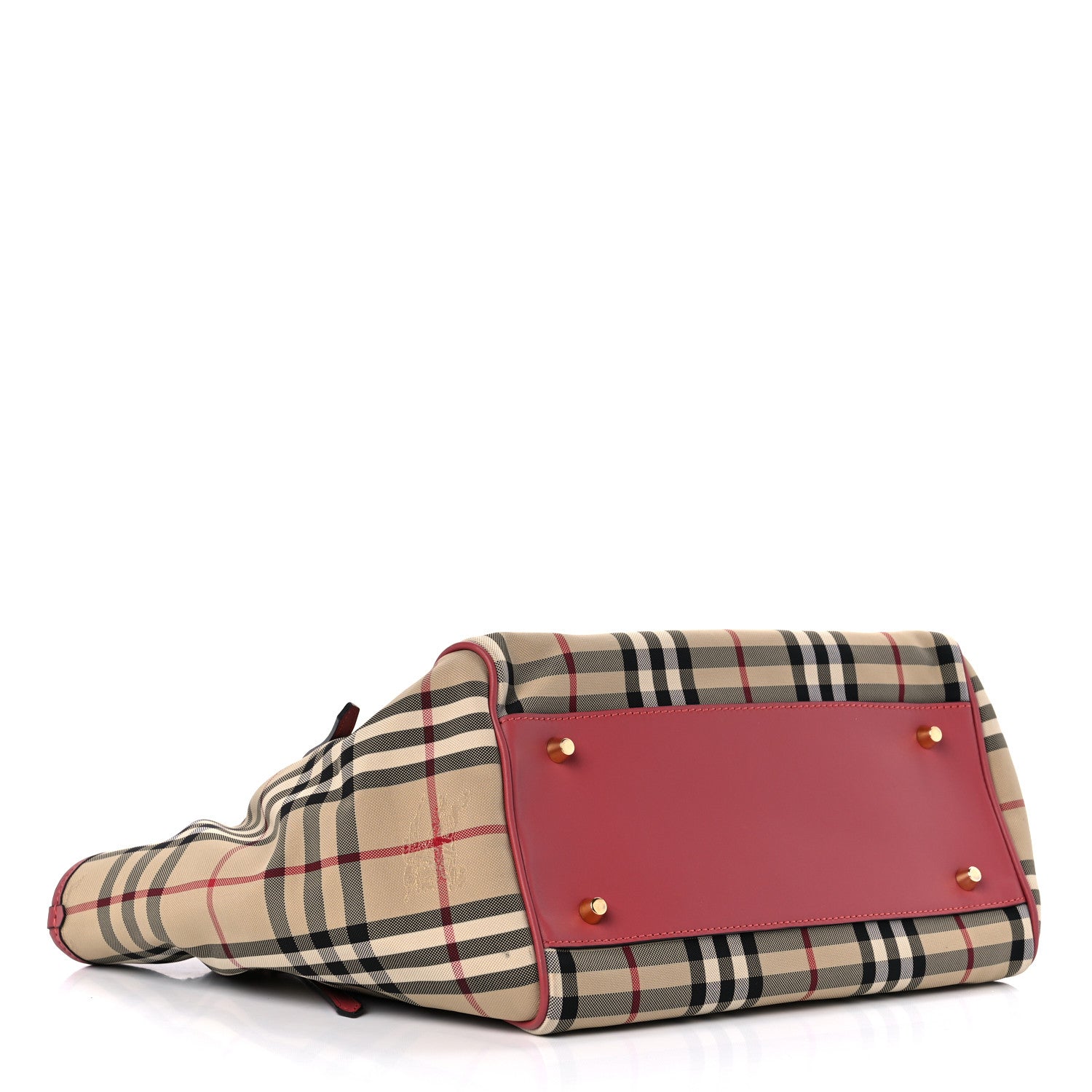 Burberry Horseferry Check Small Canterbury Tote Antique Rose 4 of 9