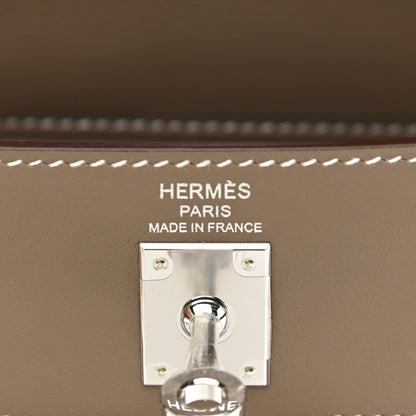 Hermes Swift Kelly Padded Sellier 25 Etoupe 6 of 10