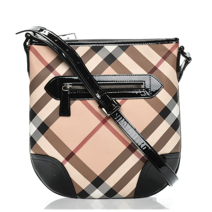 Burberry Supernova Check Small Dryden Crossbody Bag Black 1 of 8
