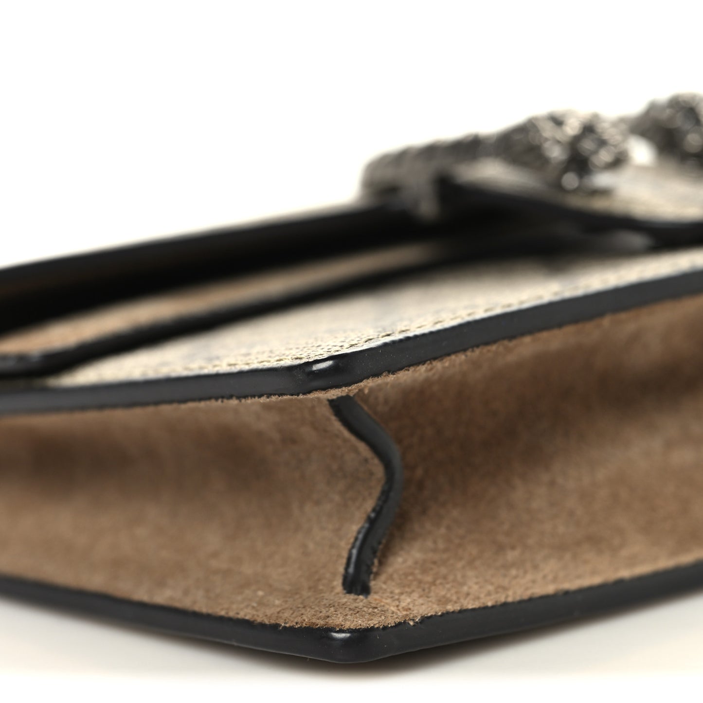 GG Supreme Monogram Super Mini Dionysus Shoulder Bag Taupe