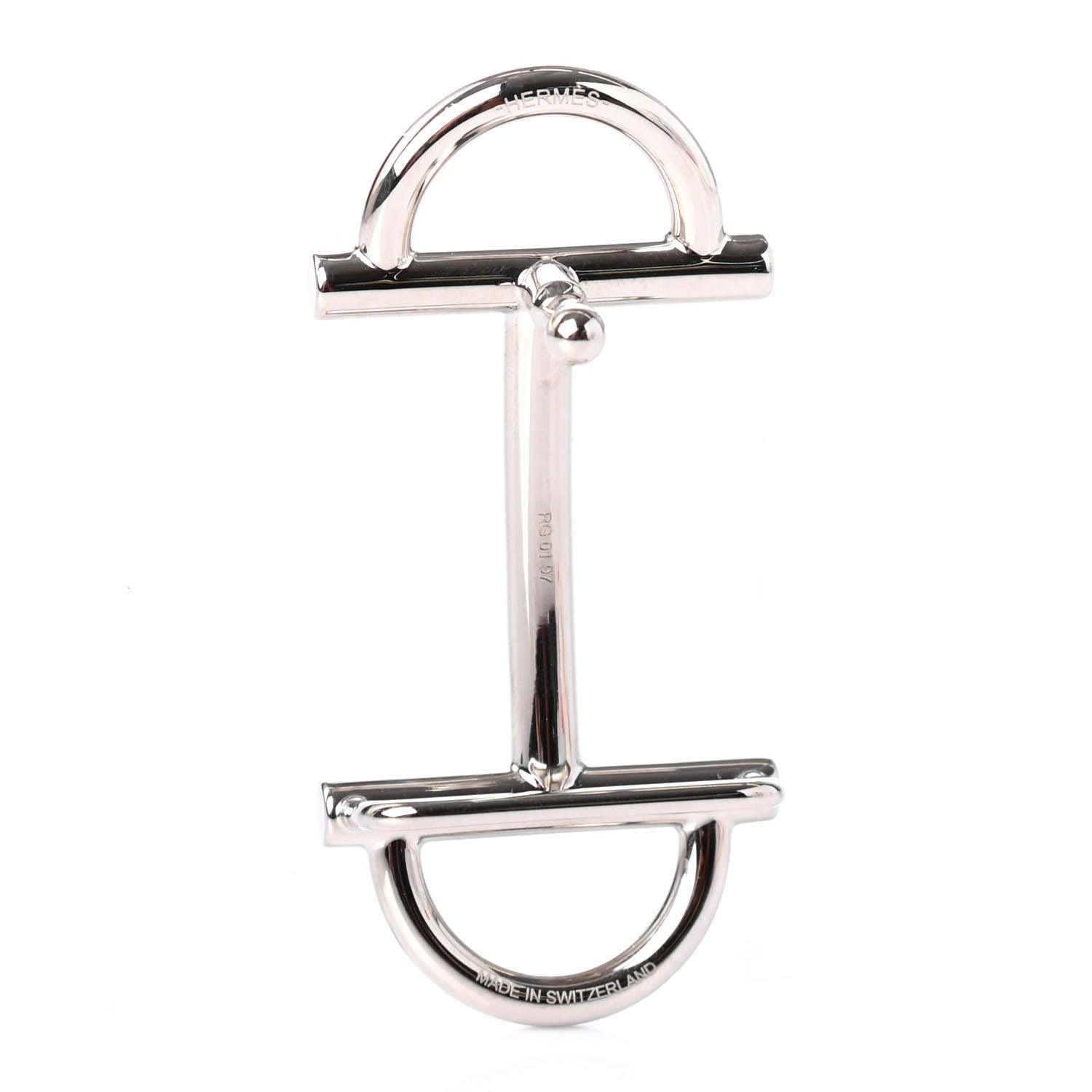 Hermes Palladium 13mm Gamma H Belt Buckle 3 of 3