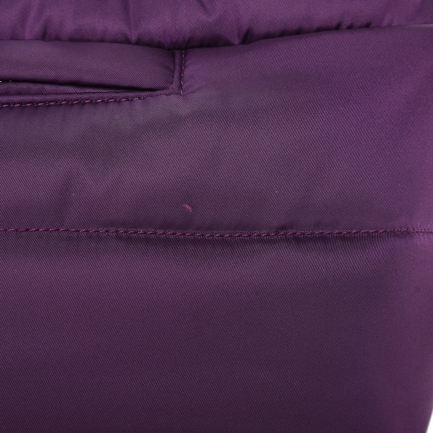 Prada Tessuto Nylon Bomber Tote Purple 8 of 9