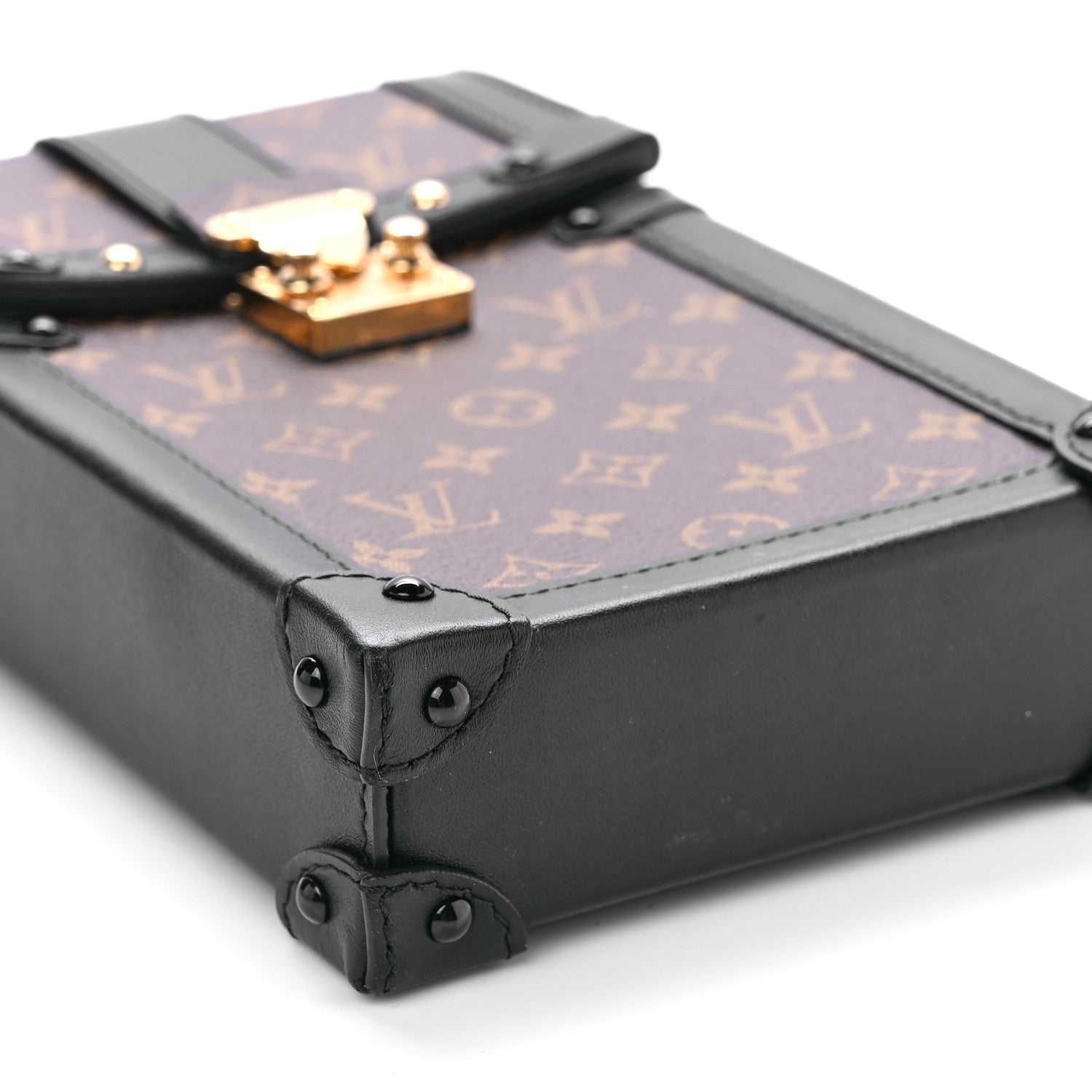 Louis Vuitton Monogram Pochette Trunk Verticale Black 7 of 8