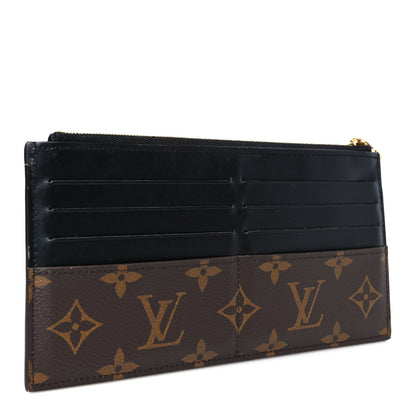 Louis Vuitton Monogram Slim Purse Black 3 of 6