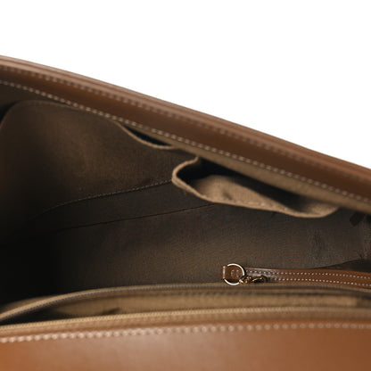 Chanel Calfskin Quilted Large Boy Flap Brown 5 of 9