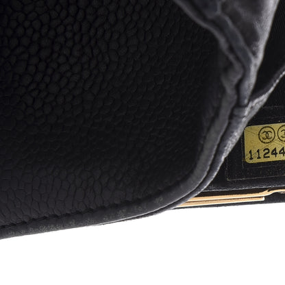 Chanel Caviar Timeless CC French Wallet Black 7 of 11