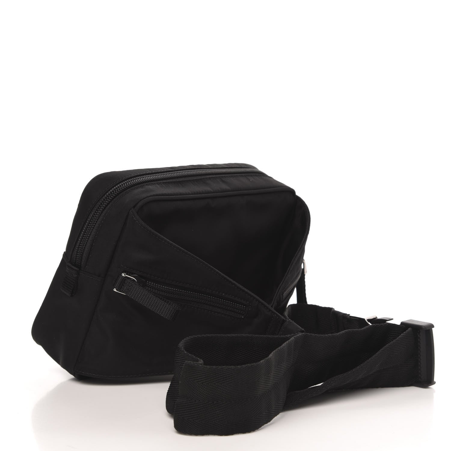 Prada Tessuto Nylon Belt Bag Black 3 of 8