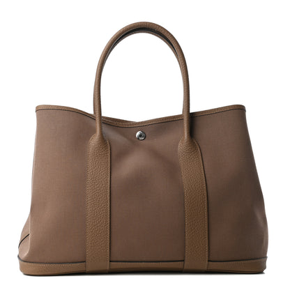 Hermes Toile Vache Garden Party 36 MM Etoupe 1 of 9