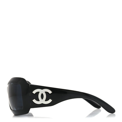 Chanel Mother of Pearl CC Sunglasses 5076-H Black 3 of 7