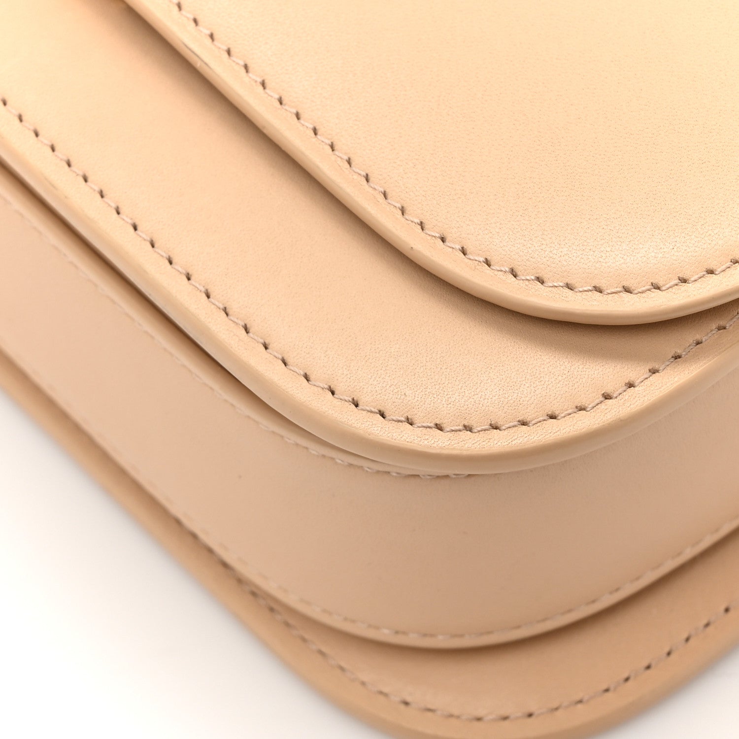 Loewe Silk Calfskin Small Goya Bag Nude 12 of 14