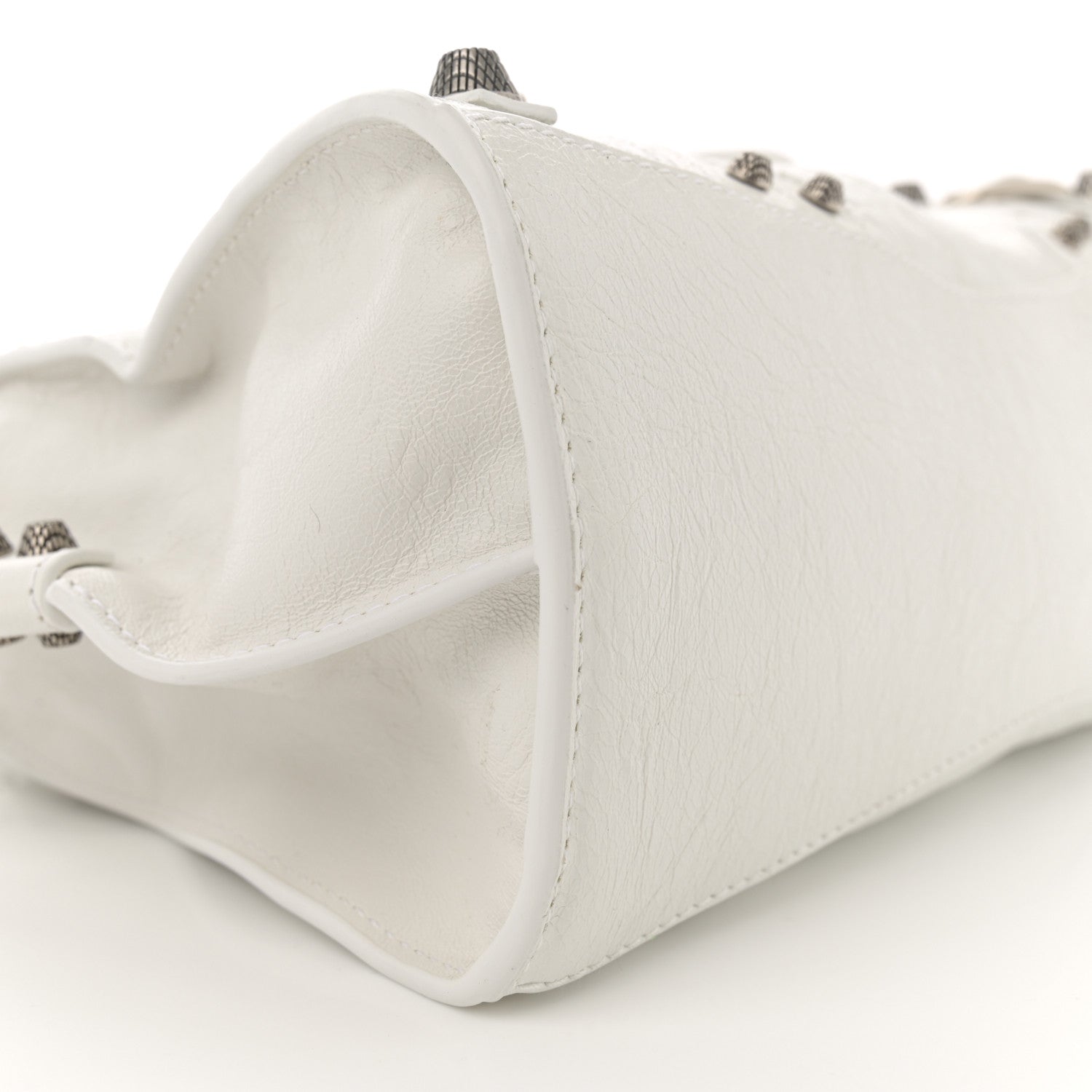 Balenciaga Agneau Arena Neo Cagole Handbag XS Optic White 10 of 13