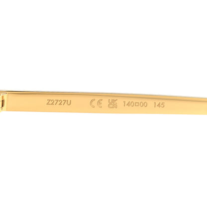 Louis Vuitton Metal LV Golden Mask Sunglasses Z2727U Gold 6 of 7