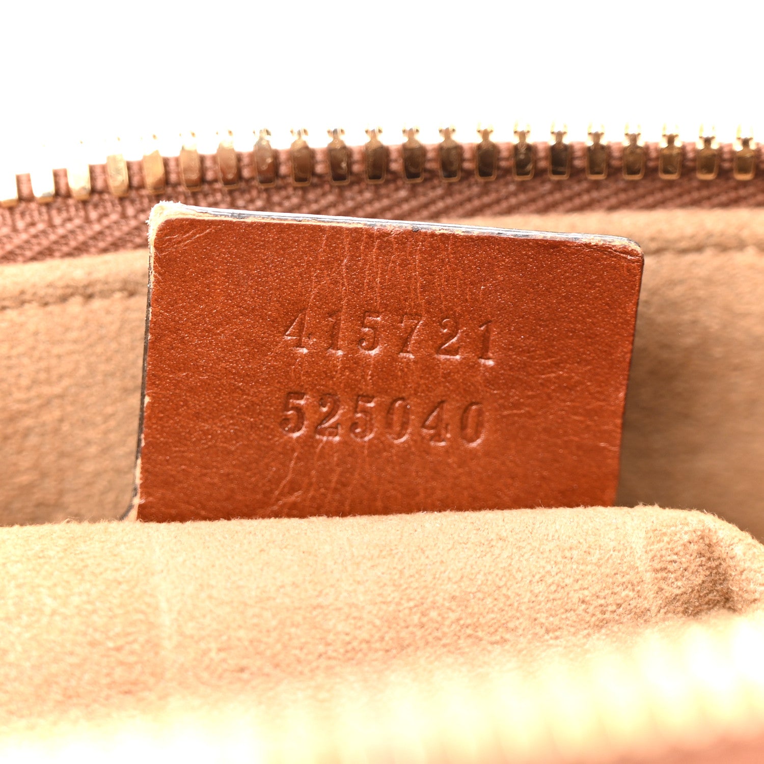 Gucci GG Supreme Monogram Medium Zippered Bucket Tote Beige Tuscany 7 of 15