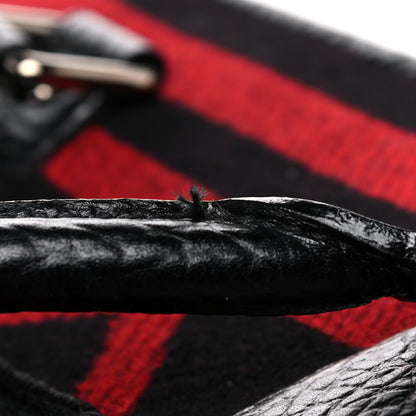 Louis Vuitton Wool Vail Blanket Cabas Red 12 of 14