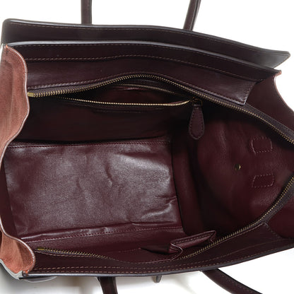 Celine Smooth Calfskin Suede Mini Tri-Color Luggage Beige 5 of 9