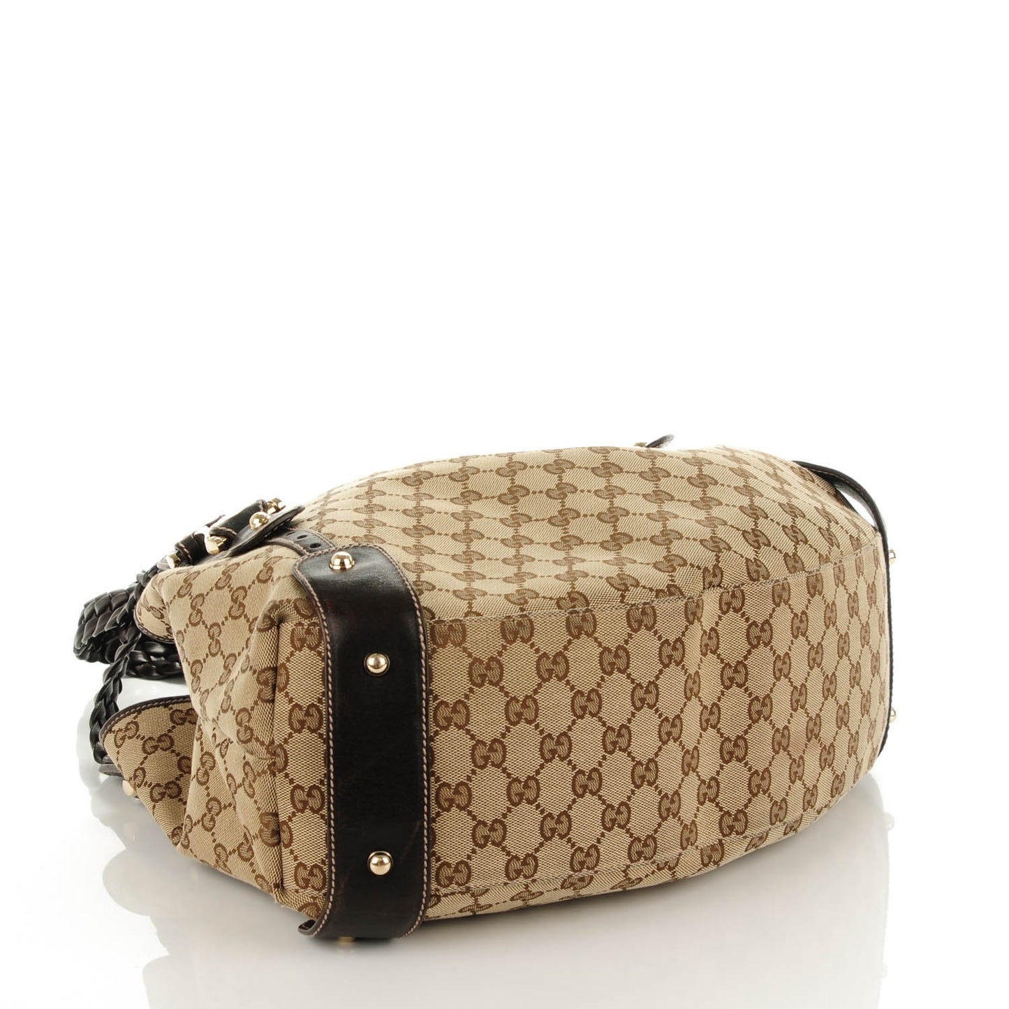 Monogram Medium Pelham Shoulder Bag Dark Brown