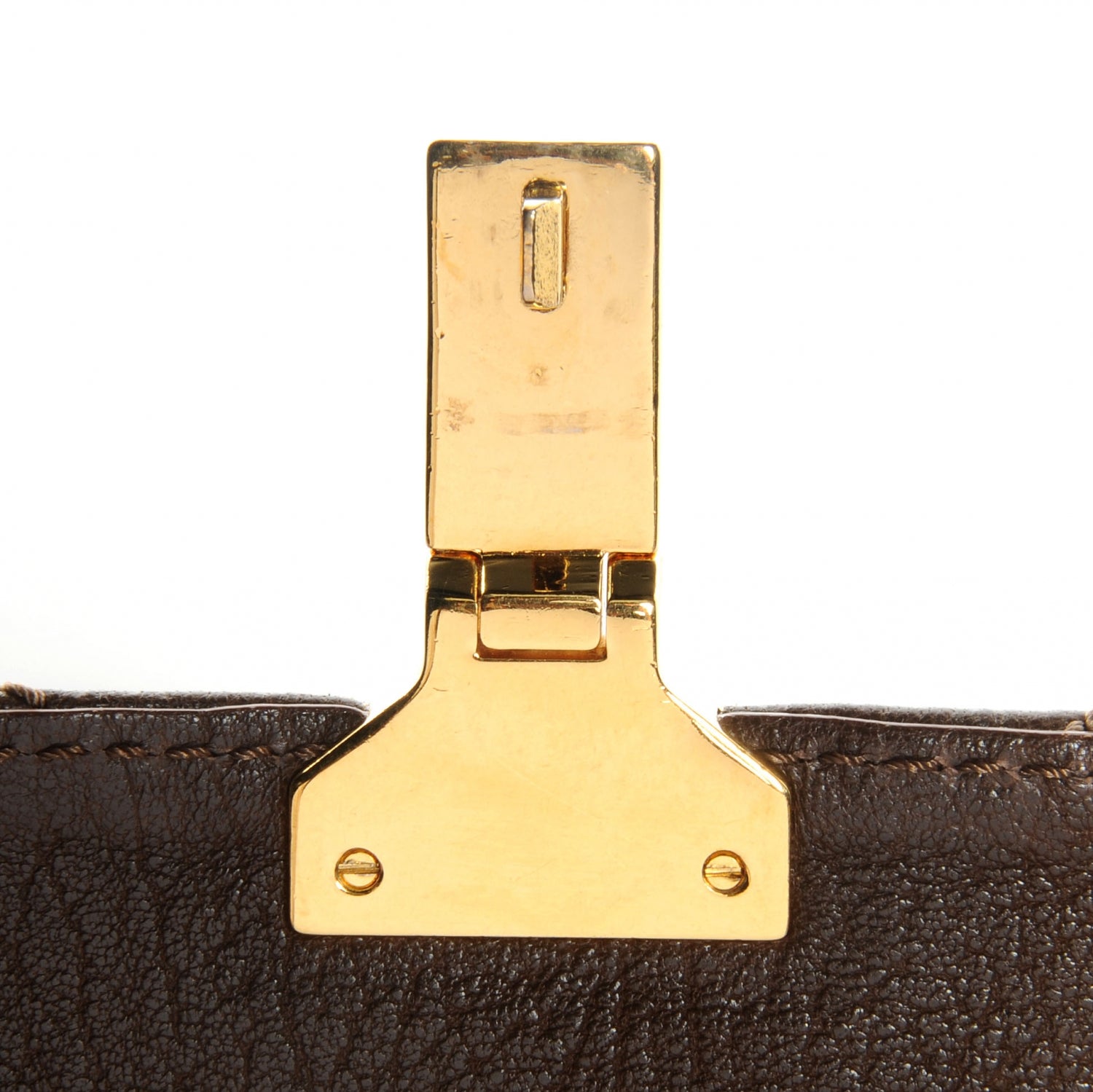 Marc Jacobs Leather Baroque XL Single Flap Brown 9 of 9