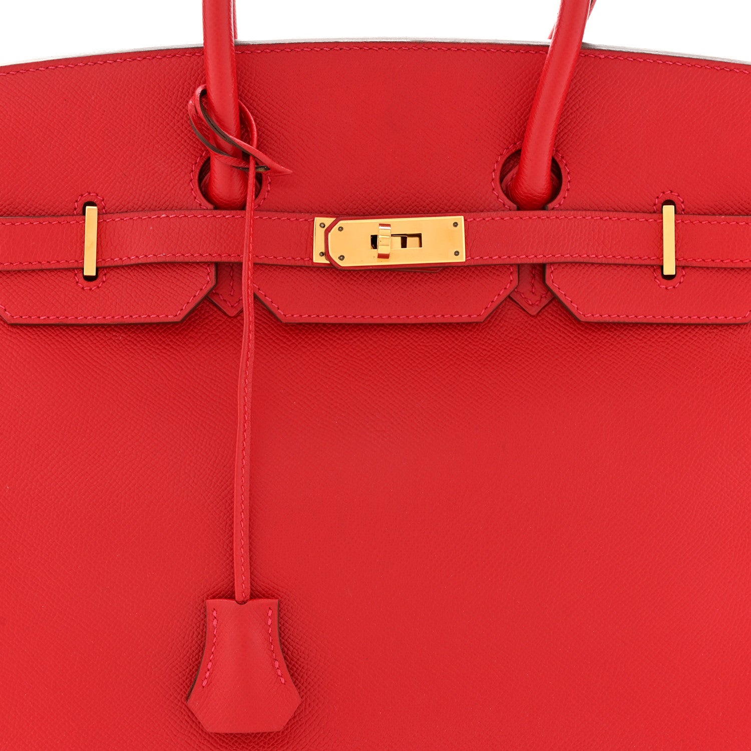 Hermes Epsom Birkin 35 Rouge Casaque 8 of 12