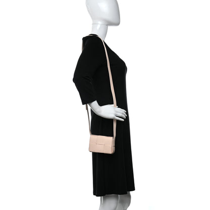 Bottega Veneta Lambskin Maxi Intreccio Candy Cassette Crossbody Bag Melon Washed 2 of 9