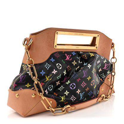 Louis Vuitton Monogram Multicolor Judy GM Black 3 of 15