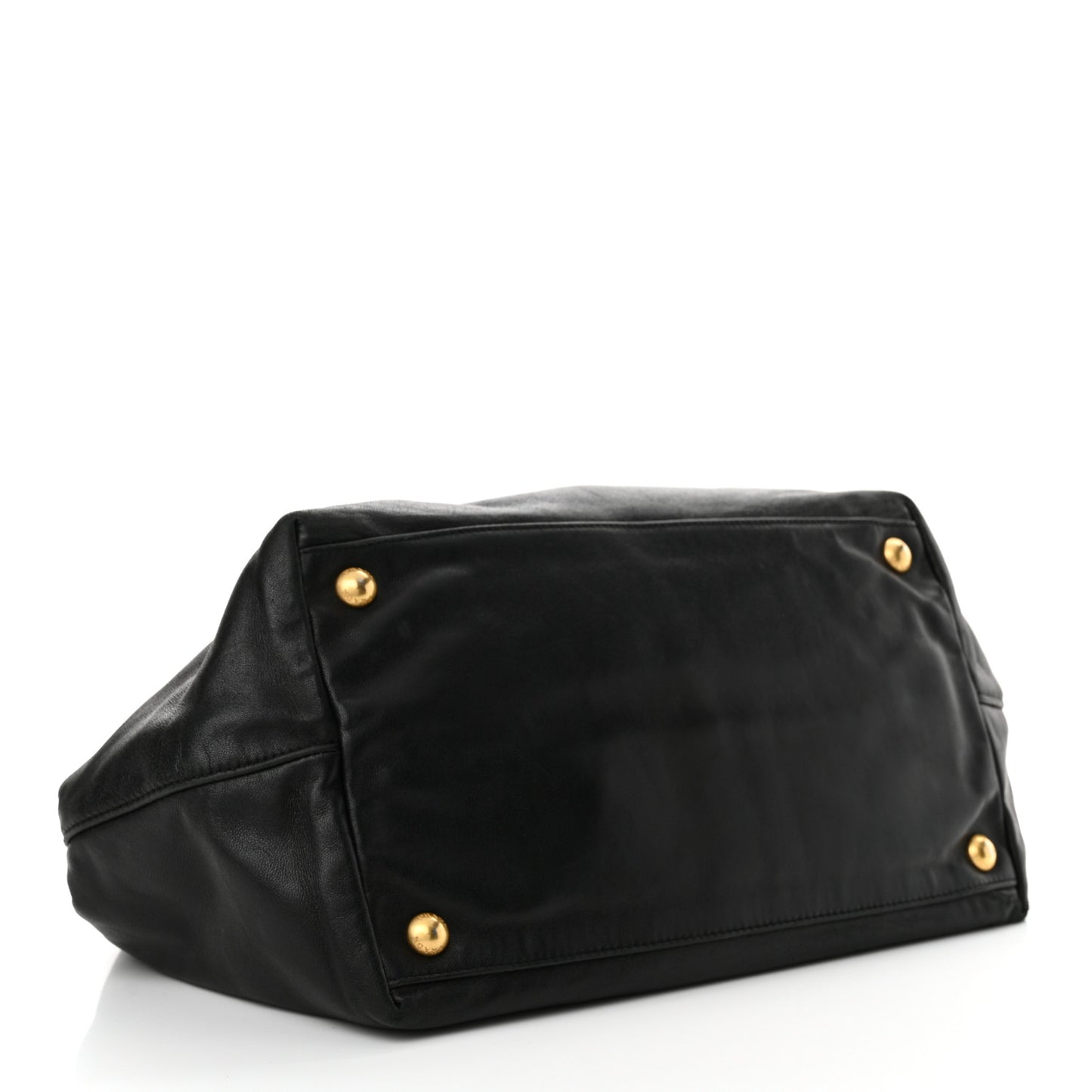 Nappa Fiocco Bow Tote Black