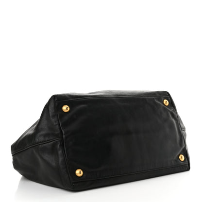 Prada Nappa Fiocco Bow Tote Black 4 of 15