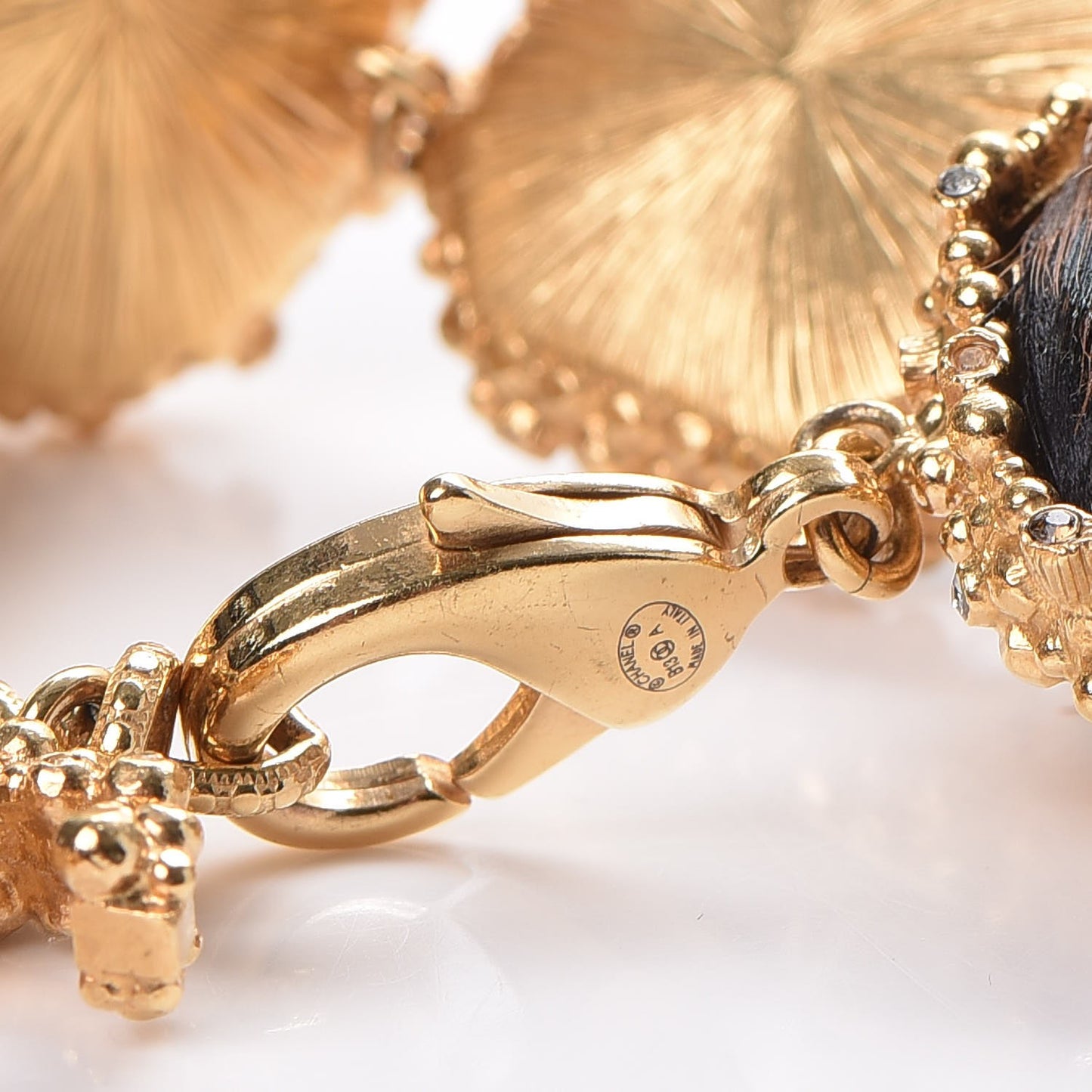 Feather CC Bracelet Gold