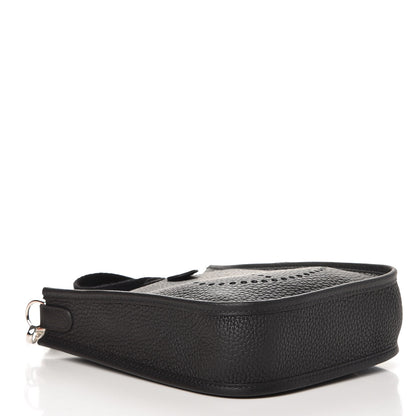 Hermes Taurillon Clemence Evelyne TPM Black 4 of 9